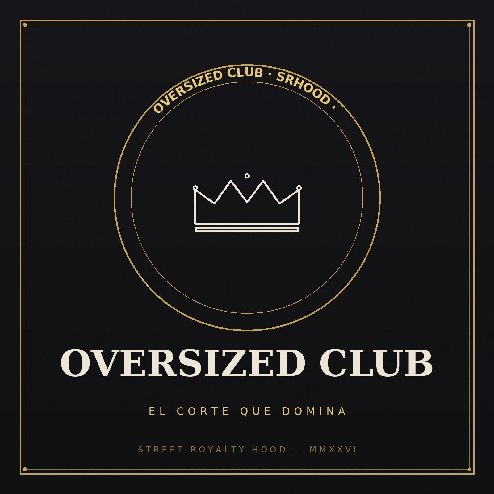 Oversized Club — portada de marca Street Royalty Hood