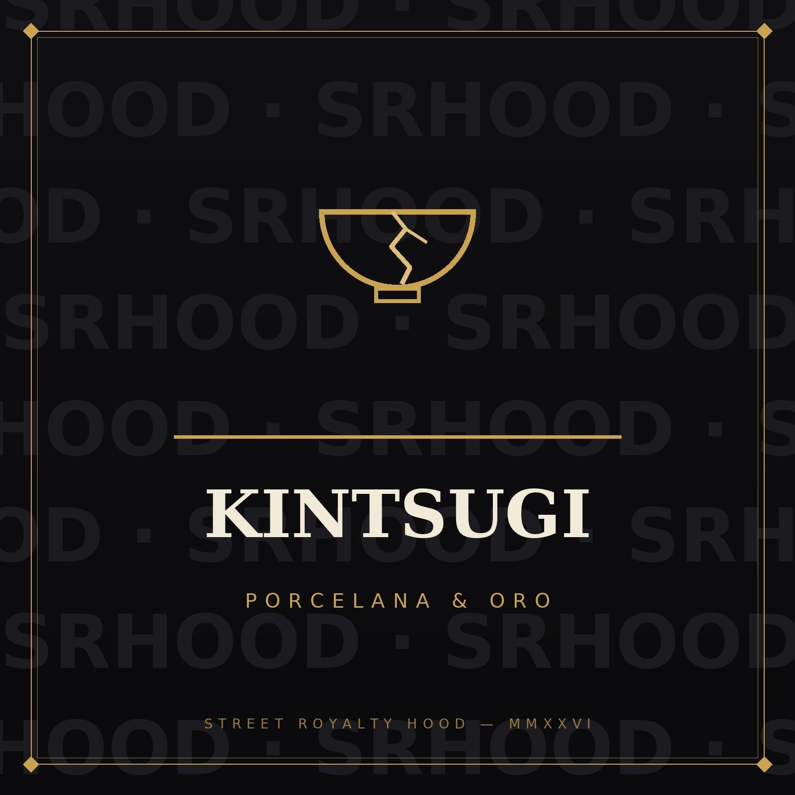 Portada de Kintsugi Real — Porcelana & Oro de Street Royalty Hood