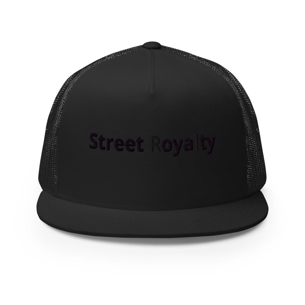 Street Royalty | Gorra Trucker 5 Paneles Negra