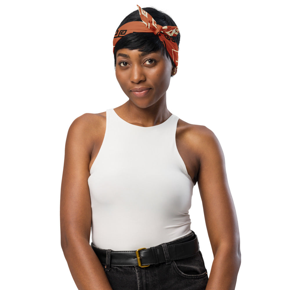 Bandana Meandro Real puesta