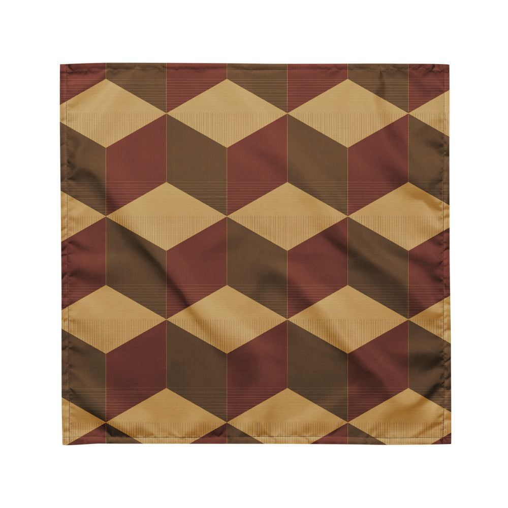 Bandana Marquetería con taracea 3D integral