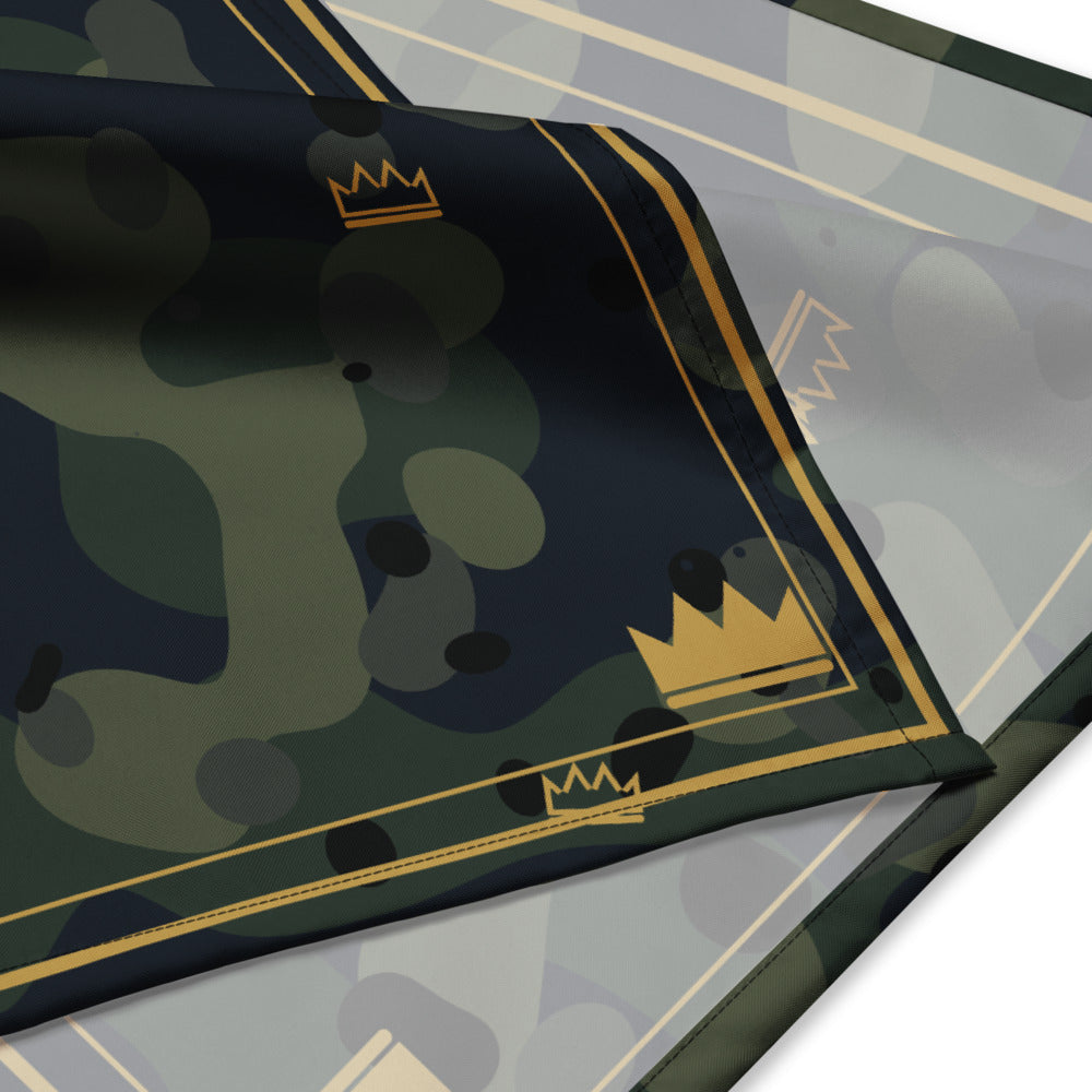 Bandana Camo Real — detalle del tejido