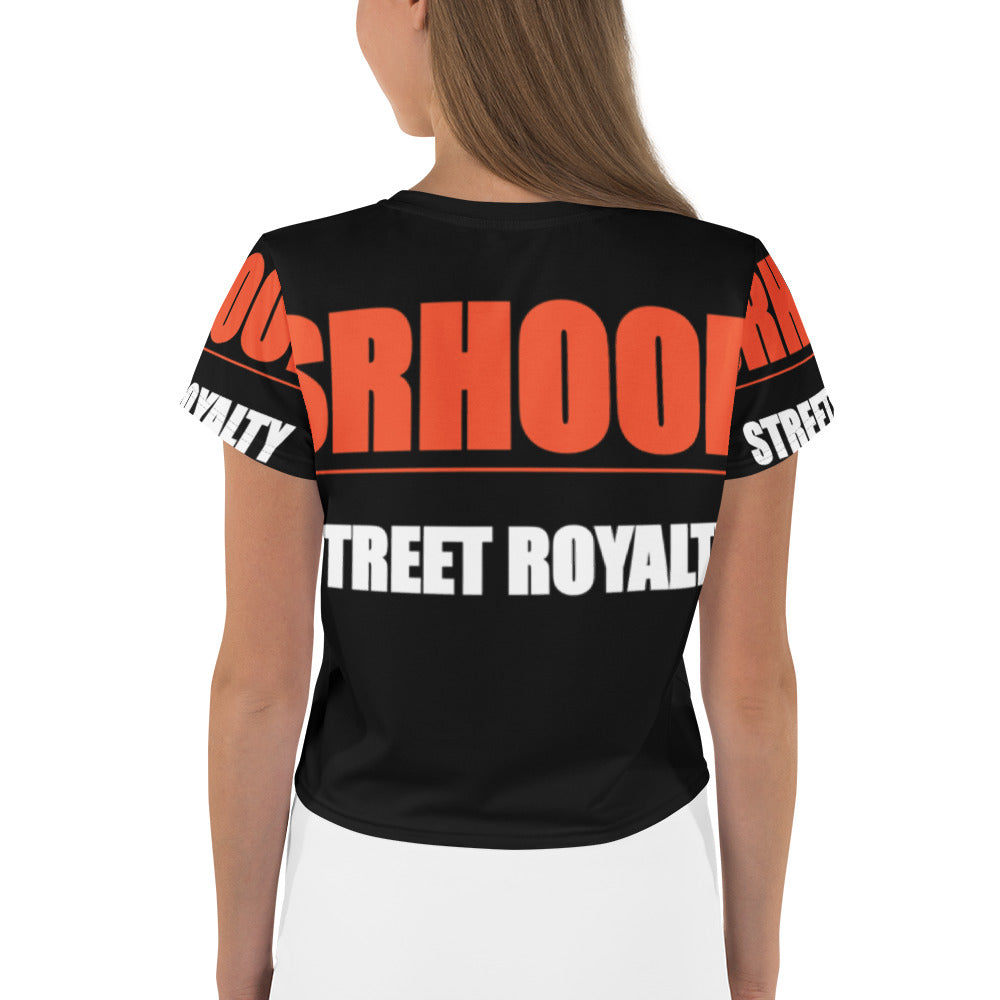 SRHOOD | Crop Tee All-Over Mujer — Street Royalty