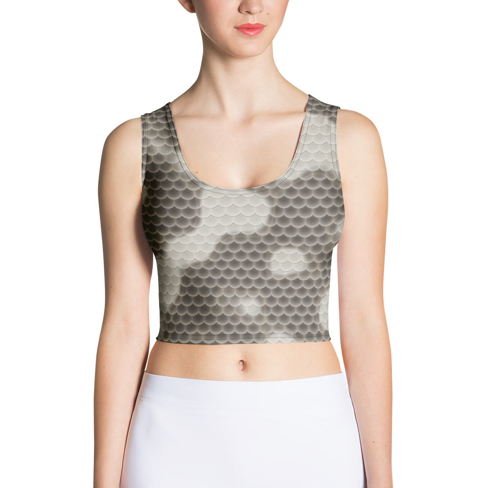 Crop Top Integral Pitón Hueso, segunda vista