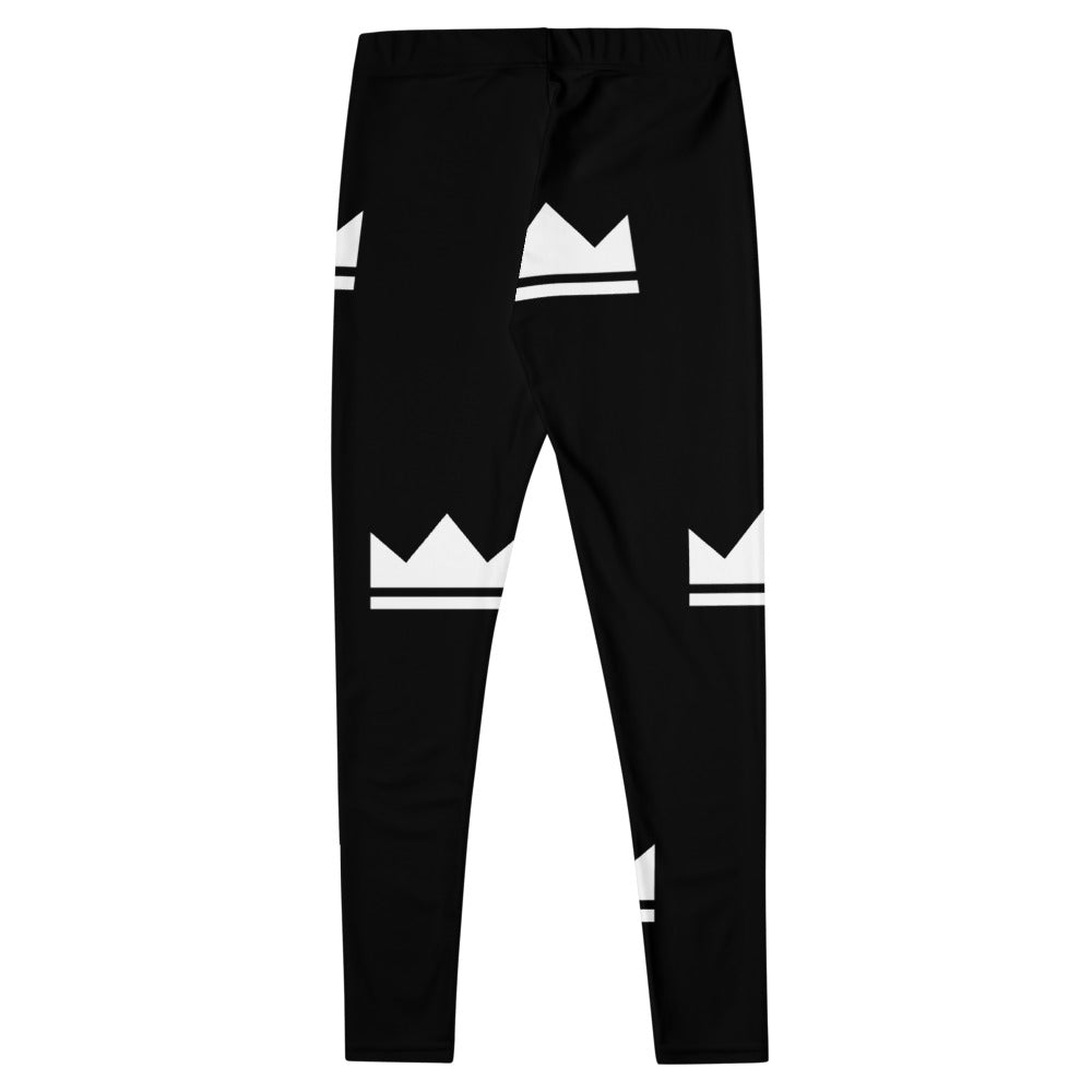 Street Royalty | Leggings Mujer — Crown Monogram Negro