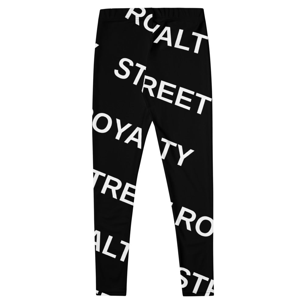 Street Royalty | Leggings Mujer — Diagonal Negro