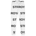 Street Royalty | Leggings Mujer — Wordmark Blanco