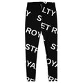 Street Royalty | Leggings Mujer — Diagonal Negro