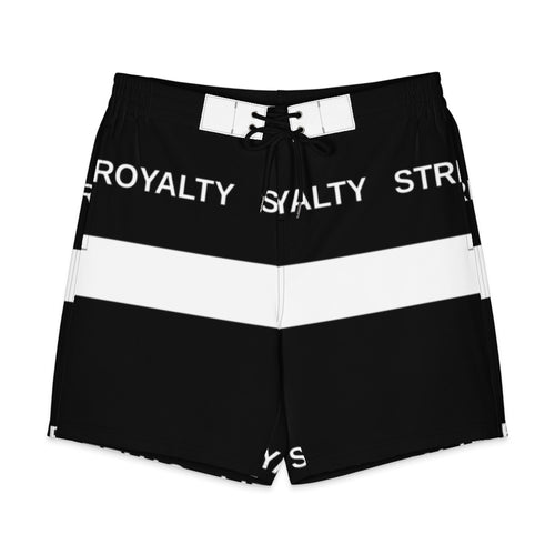Street Royalty | Board Shorts Hombre — Stripes Negro