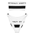 Street Royalty | Bikini Bandeau — Stripes Blanco