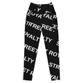 Street Royalty | Leggings Crossover con Bolsillos — Diagonal Negro