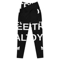 Street Royalty | Leggings Crossover con Bolsillos — Statement Negro