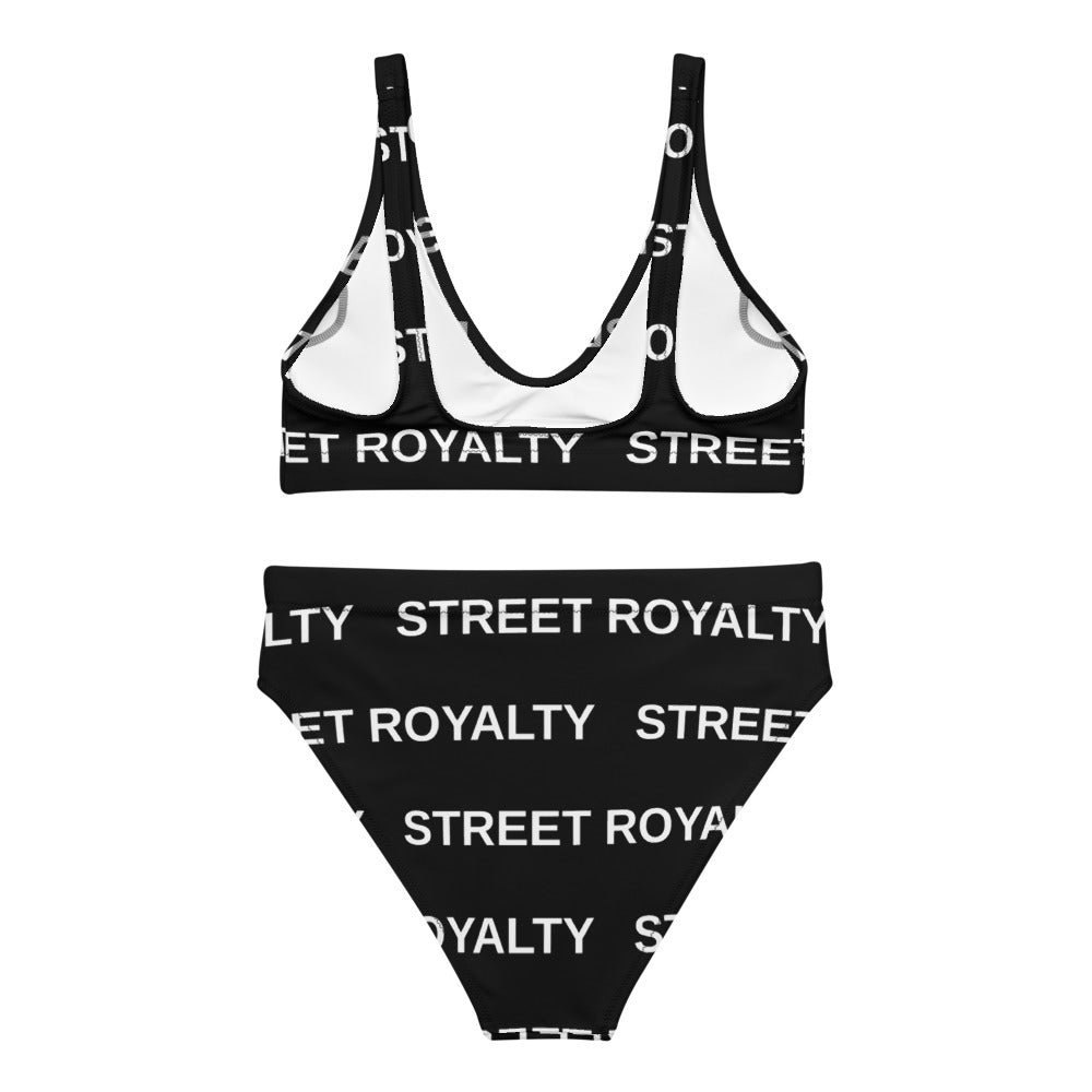 Street Royalty | Bikini Talle Alto — Wordmark Negro