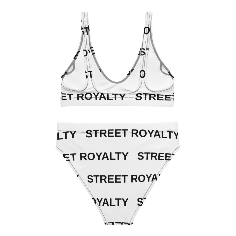 Street Royalty | Bikini Talle Alto — Wordmark Blanco