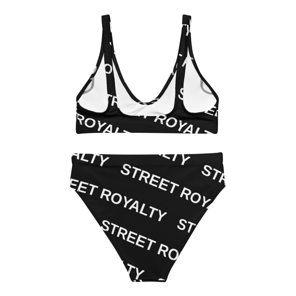 Street Royalty | Bikini Talle Alto — Diagonal Negro