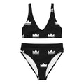 Street Royalty | Bikini Talle Alto — Crown Monogram Negro