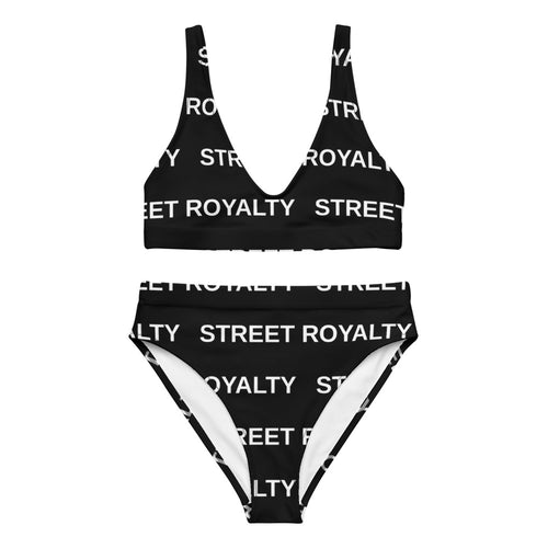 Street Royalty | Bikini Talle Alto — Wordmark Negro