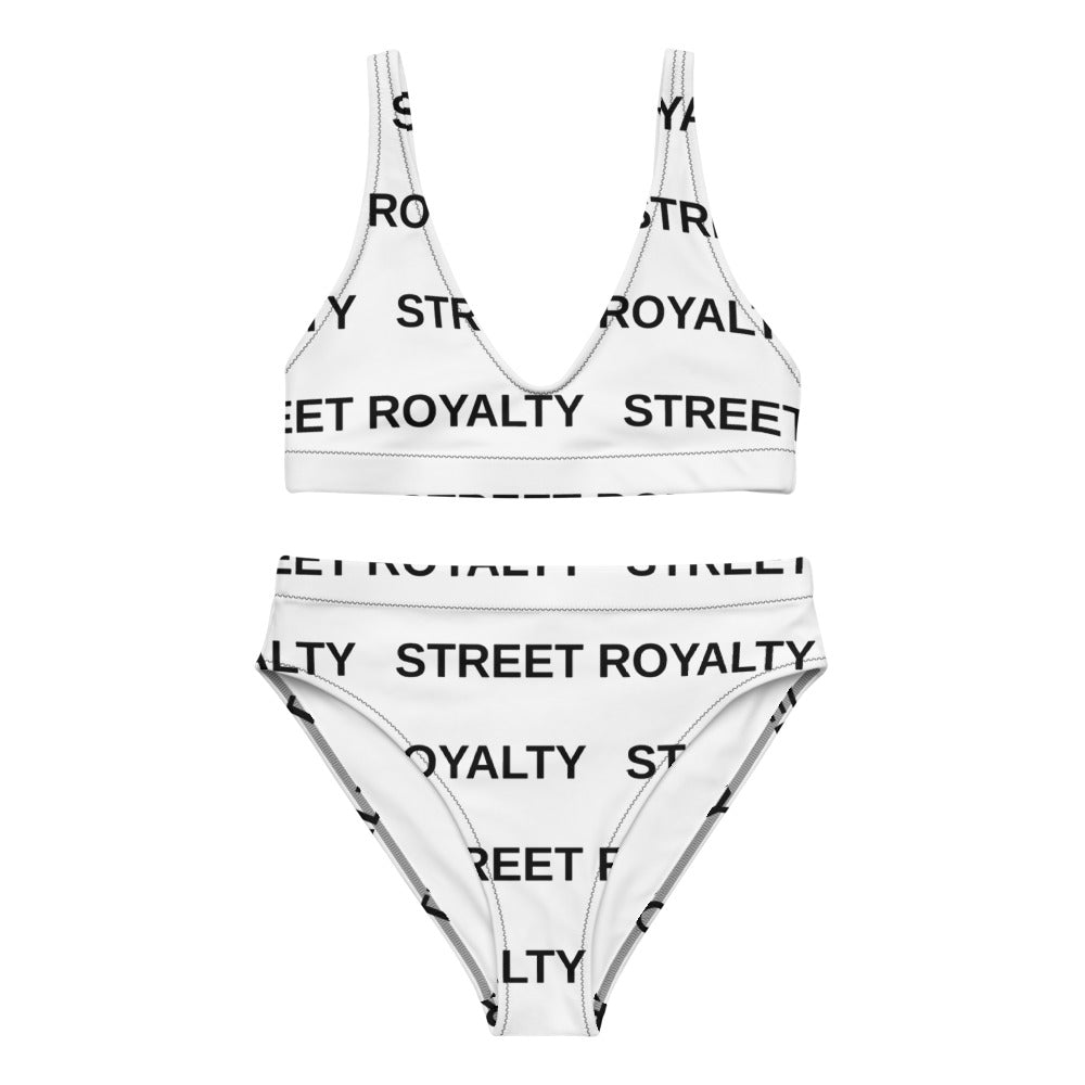 Street Royalty | Bikini Talle Alto — Wordmark Blanco