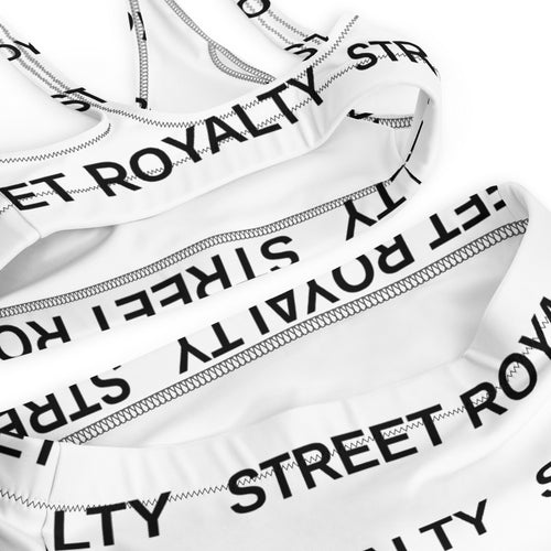 Street Royalty | Bikini Talle Alto — Wordmark Blanco