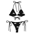 Street Royalty | Bikini String — Crown Monogram Negro