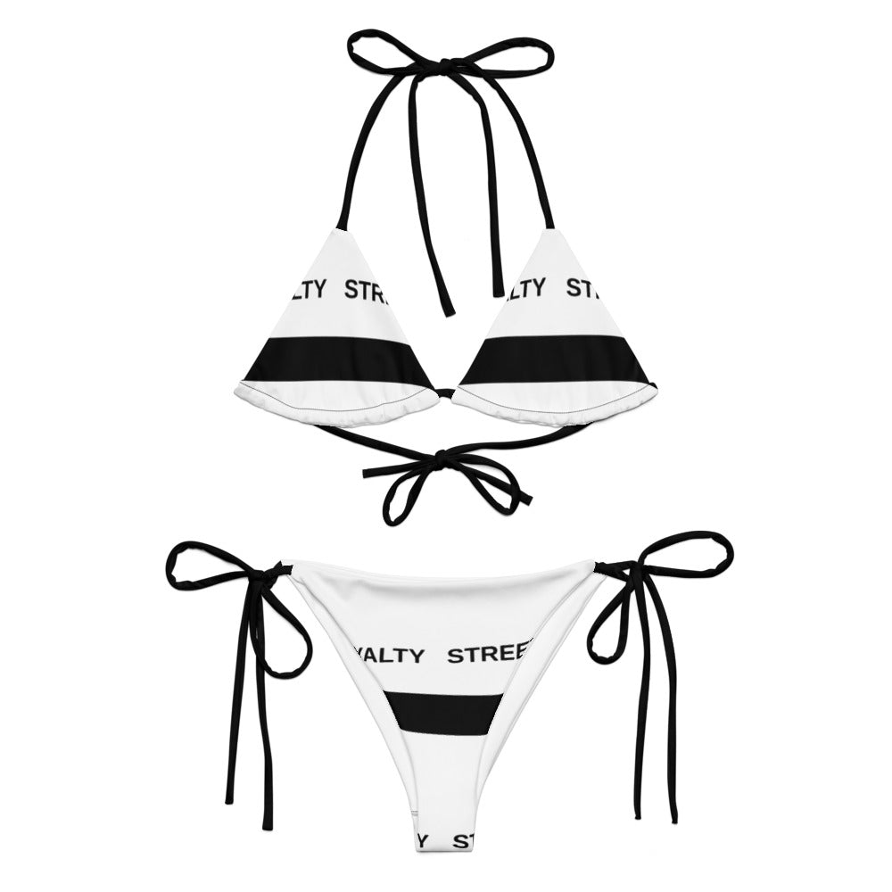 Street Royalty | Bikini String — Stripes Blanco