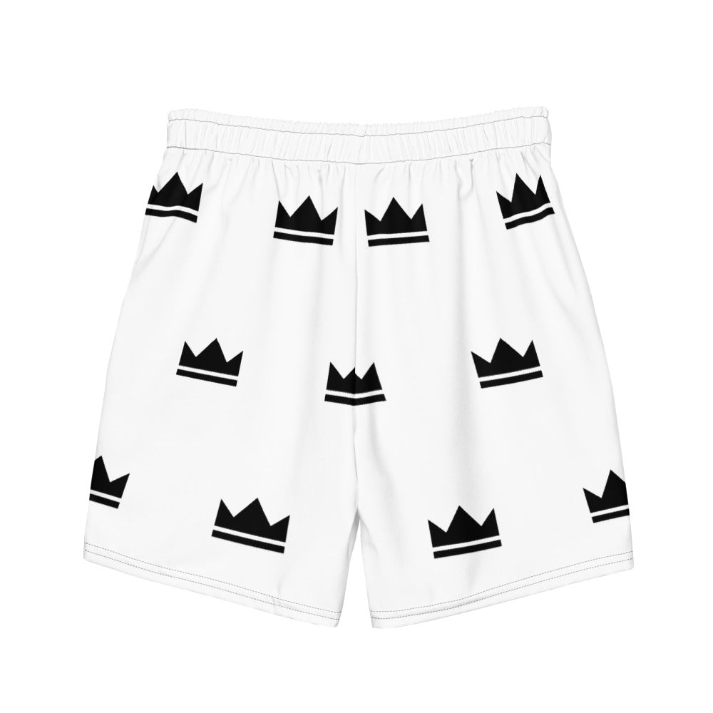 Street Royalty | Bañador Hombre — Crown Monogram Blanco
