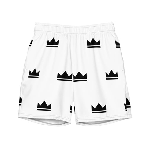 Street Royalty | Bañador Hombre — Crown Monogram Blanco