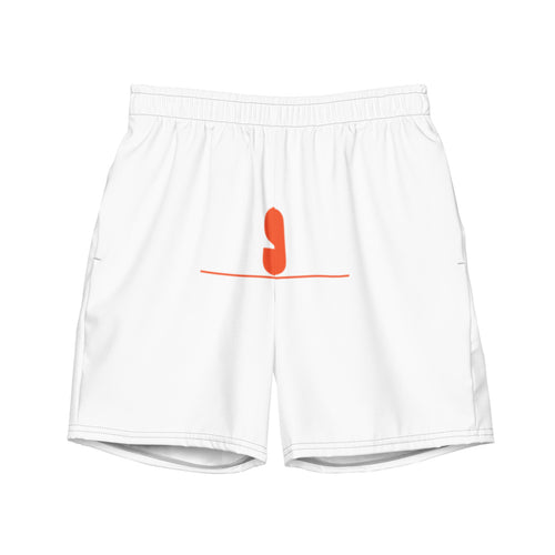 Street Royalty | Bañador Trunks Hombre — Wordmark Mini Beige - vista frontal