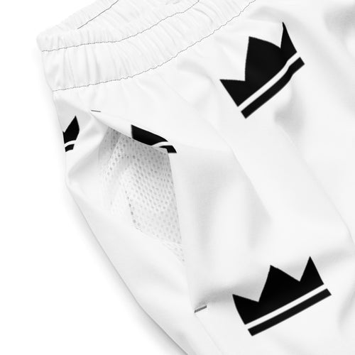 Street Royalty | Bañador Hombre — Crown Monogram Blanco