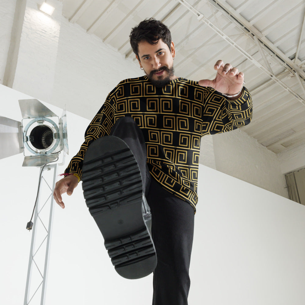 Sudadera Meandro de estampado integral, segunda vista