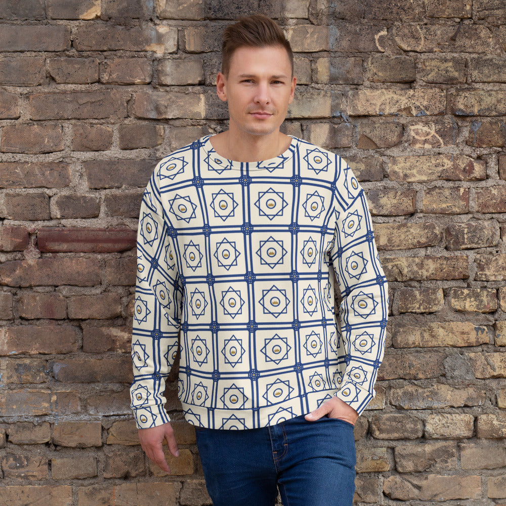 Sudadera Integral Azulejo, tercera vista