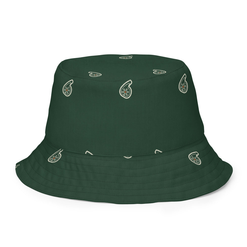 Interior verde bosque con botehs crema — reversible