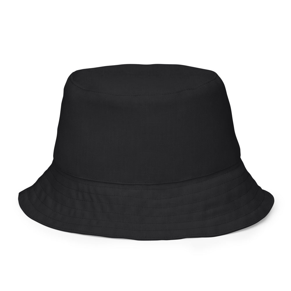 Bucket hat suminagashi — interior negro