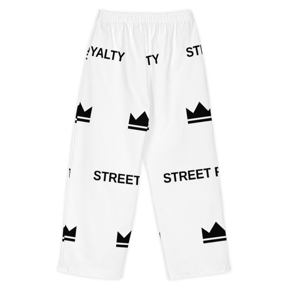 Street Royalty | Pantalón Wide-Leg Algodón — Royal Mix Blanco