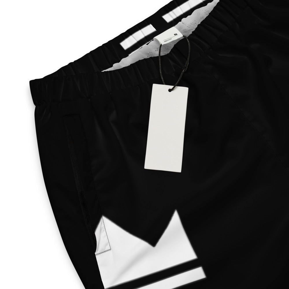 Street Royalty | Track Pants Unisex — Crown Monogram Negro