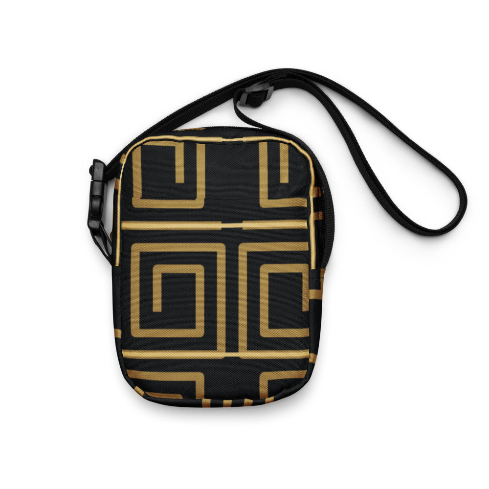 Bandolera de estampado integral Meandro, vista de producto