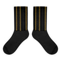 Calcetines Meandro Real negros — vista plana