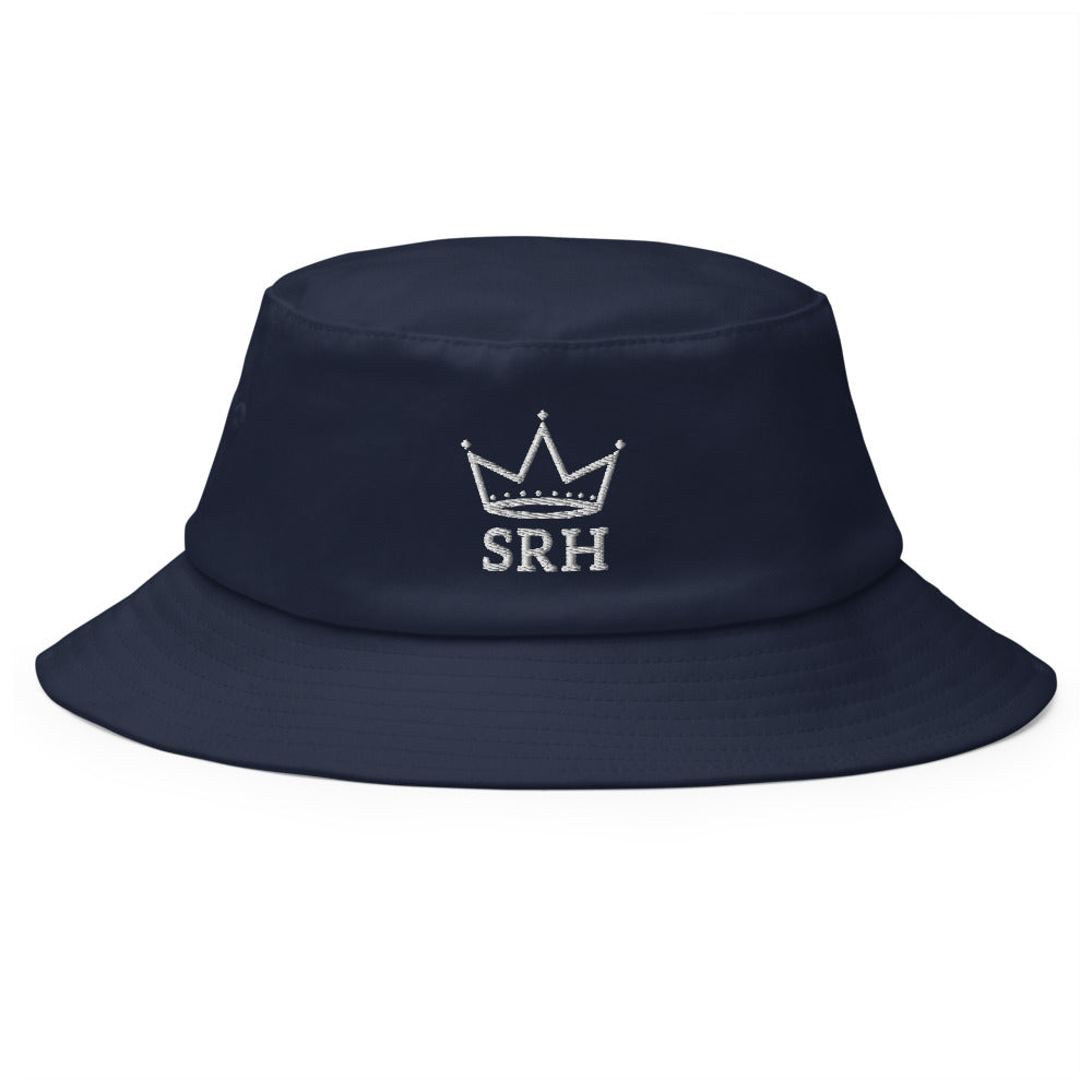 Bucket Hat Corona SRH bordado en Navy, vista frontal