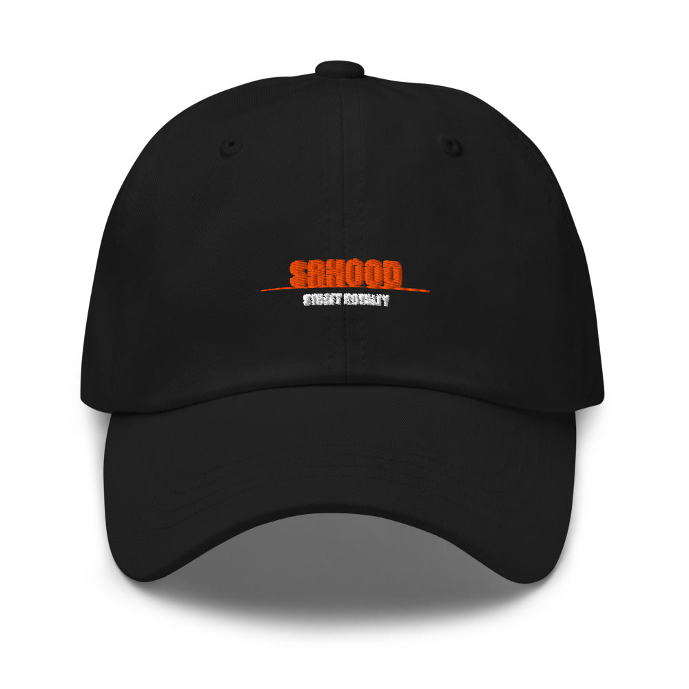 SRHOOD | Gorra Béisbol Negra — Street Royalty