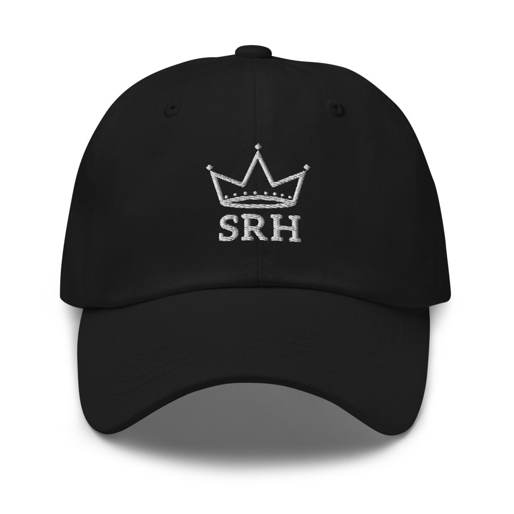Gorra Street Royalty Corona SRH Negro bordada, vista frontal