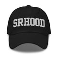 Gorra Wordmark bordada en Negro, vista frontal