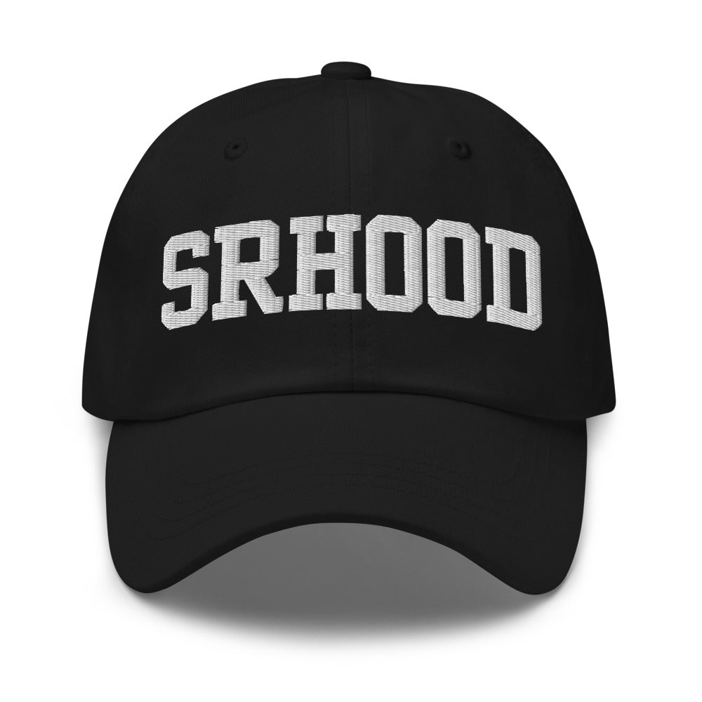 Gorra Wordmark bordada en Negro, vista frontal