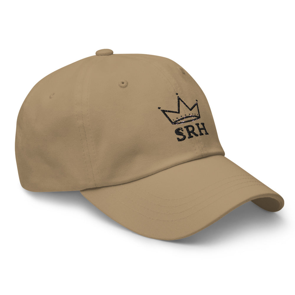 Gorra Street Royalty Corona SRH Caqui bordada, vista lateral