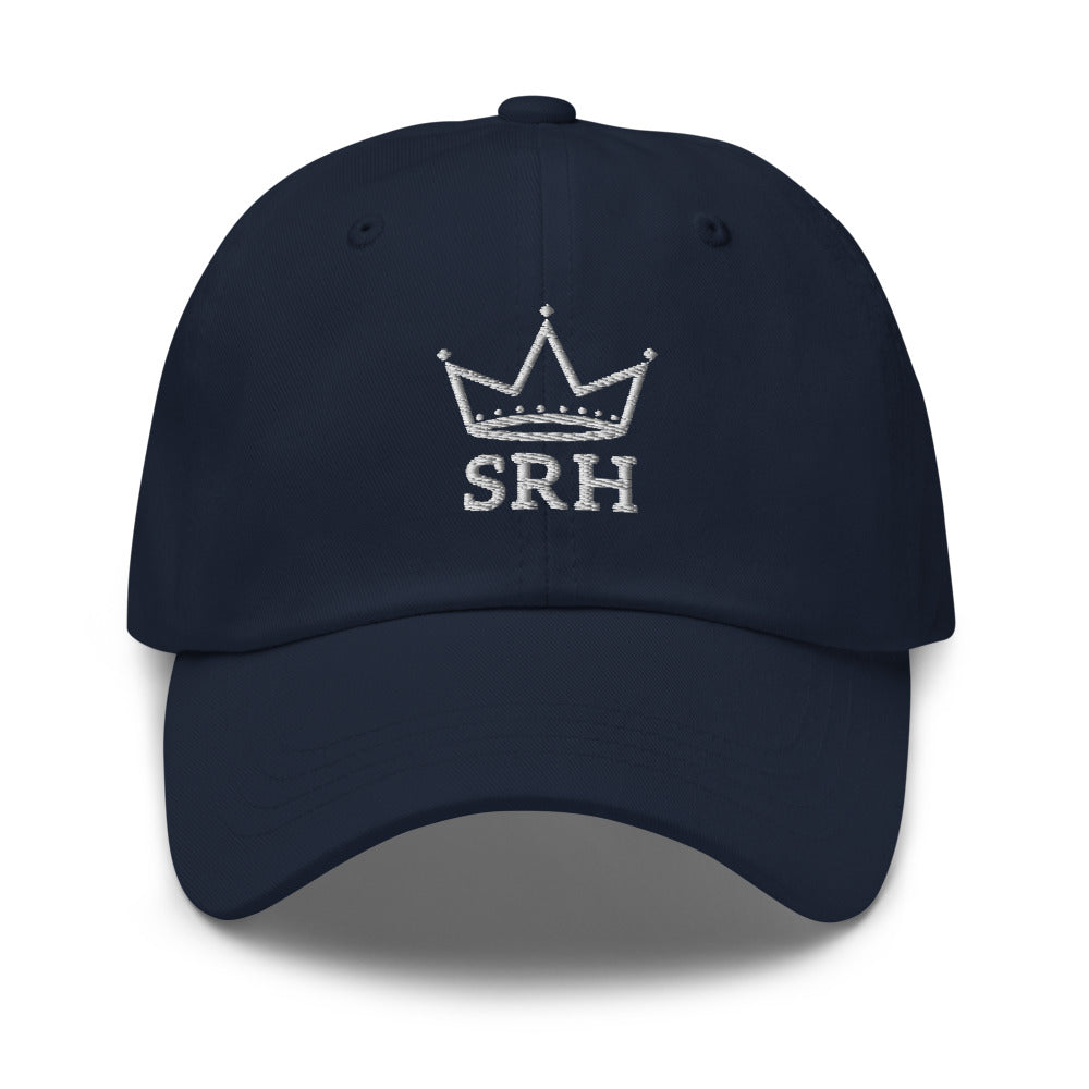 Gorra Street Royalty Corona SRH Navy bordada, vista frontal