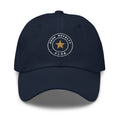 Gorra Sello Club bordada en Navy, vista frontal