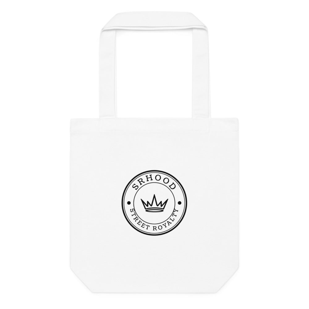 Tote Street Royalty Sello Circular Blanco, vista frontal