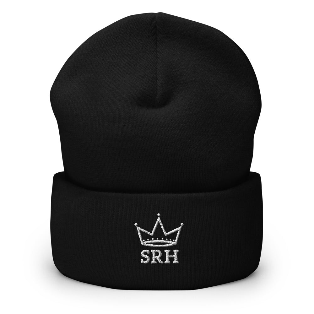 Gorro Corona SRH bordado color negro, Street Royalty Hood