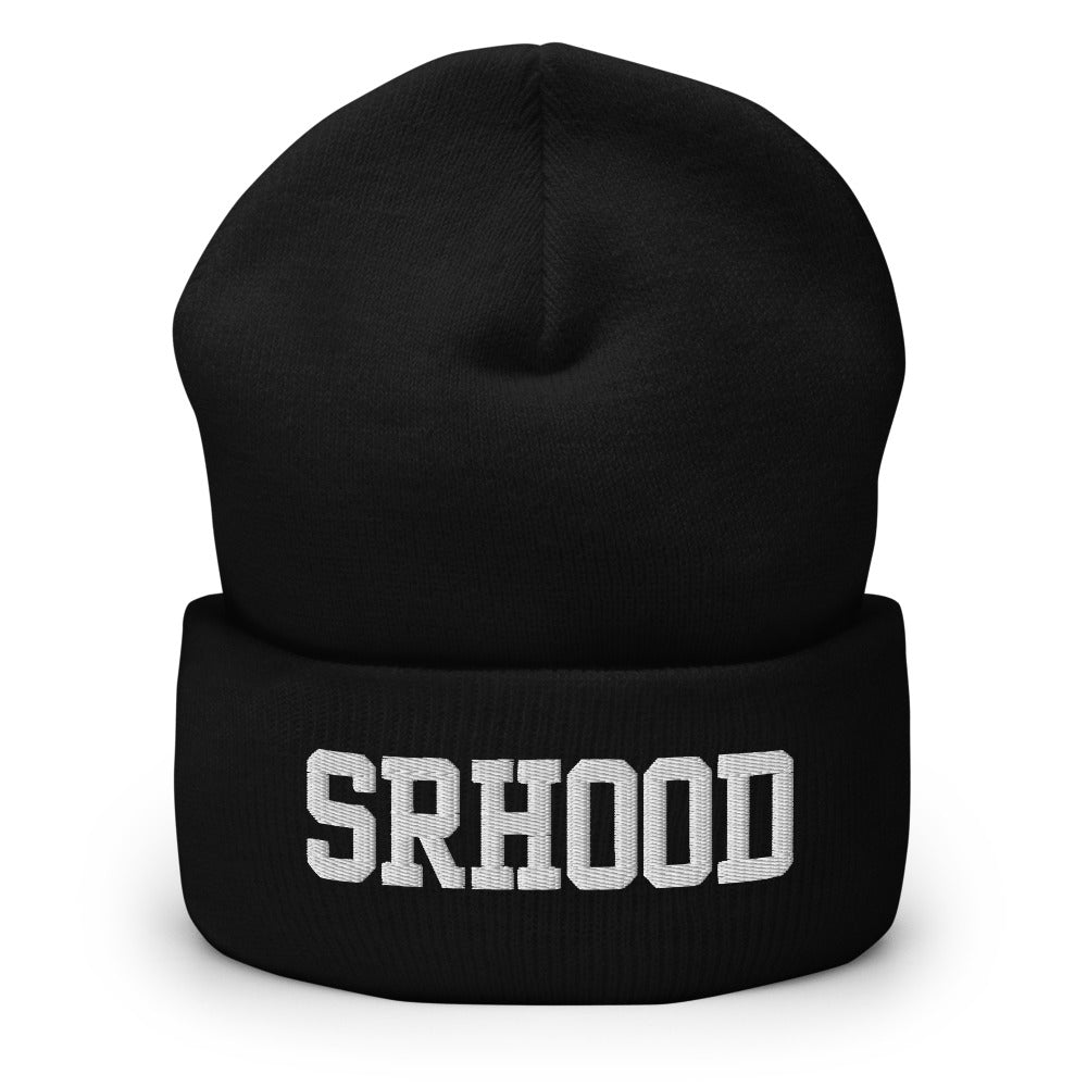 Gorro Wordmark bordado en Negro, vista frontal
