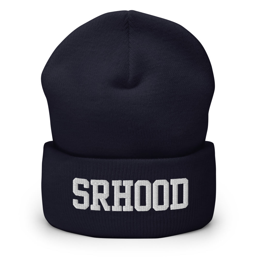 Gorro Wordmark bordado en Navy, vista frontal