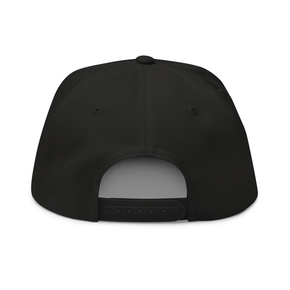 Street Royalty | Gorra Flat Bill Negra Bordada